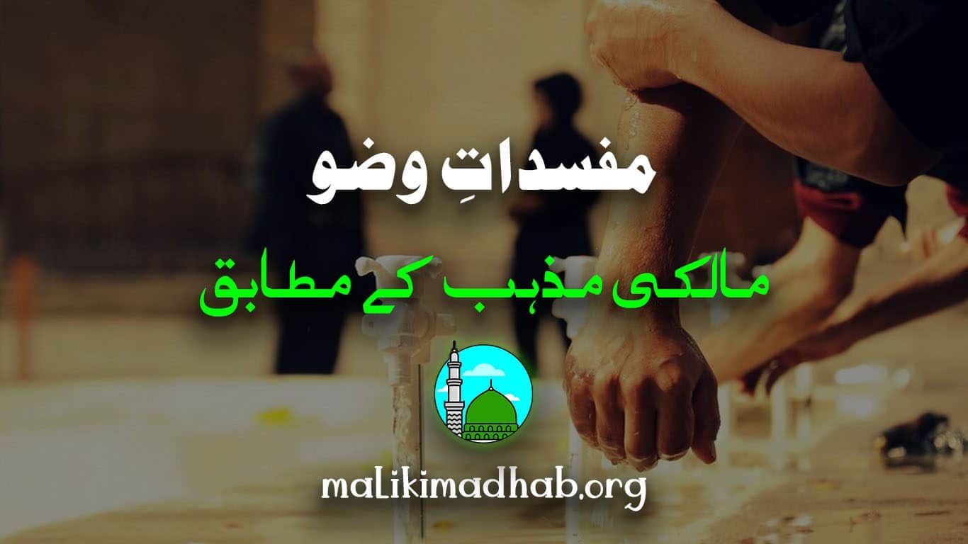 مفسداتِ وضو مالکی